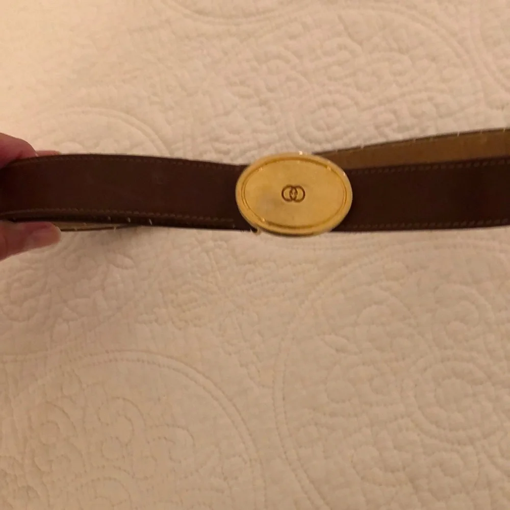 GUCCI child’s saddle color unisex vintage leather belt